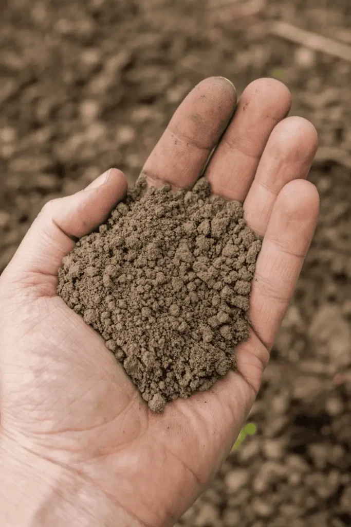 soil texture test in hand