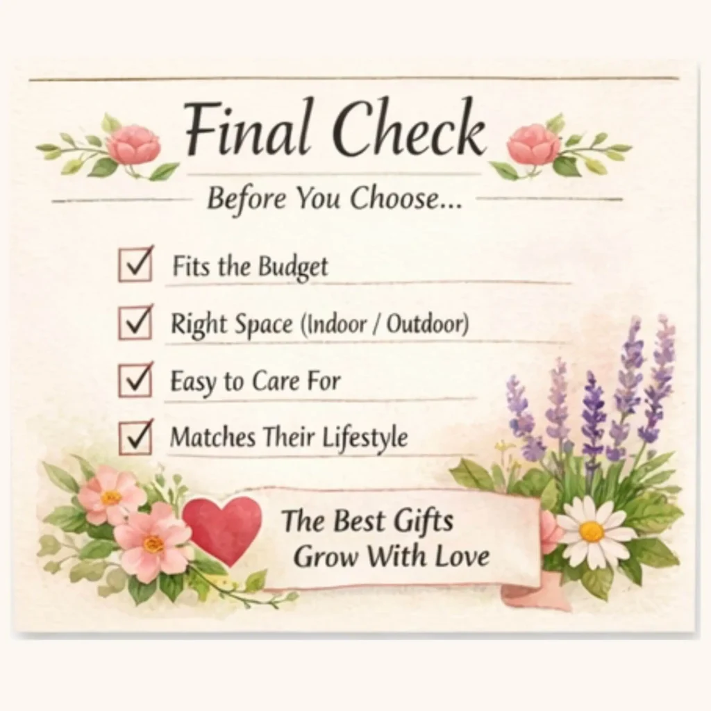Final Checklist