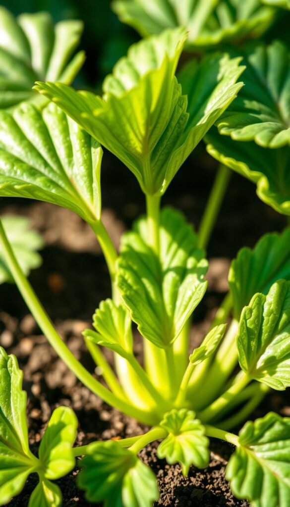 A close-up, detailed view of a lush, verdant strawberry plant crown. The crown sits atop the soil, its vibrant green leaves unfurling outwards, creating an inviting, airy shape. Soft, diffused natural lighting illuminates the crown from above, casting delicate shadows that accentuate the crown's intricate texture and structure. The image is captured with a shallow depth of field, allowing the crown to be the focal point, while the background is gently blurred, creating a sense of peaceful isolation. The overall mood is one of organic growth and fresh vitality, conveying the ideal conditions for planting strawberry crowns. A close-up, detailed view of a lush, verdant strawberry plant crown. The crown sits atop the soil, its vibrant green leaves unfurling outwards, creating an inviting, airy shape. Soft, diffused natural lighting illuminates the crown from above, casting delicate shadows that accentuate the crown's intricate texture and structure. The image is captured with a shallow depth of field, allowing the crown to be the focal point, while the background is gently blurred, creating a sense of peaceful isolation. The overall mood is one of organic growth and fresh vitality, conveying the ideal conditions for planting strawberry crowns.