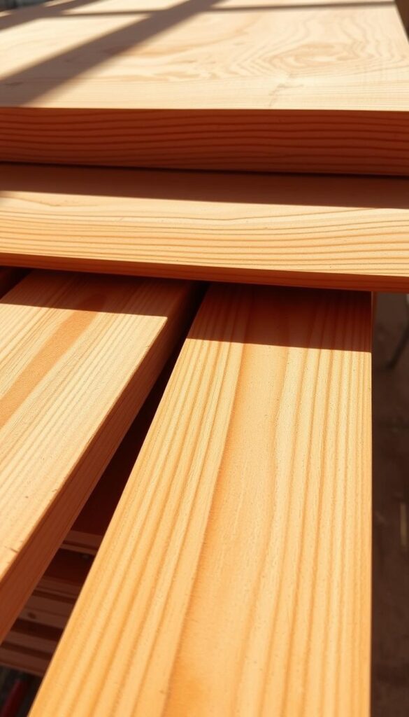 A close-up photograph of freshly milled cedar wood planks, with a warm, golden hue and a distinctive grain pattern. The planks are neatly stacked, casting soft shadows on a clean, well-lit surface. The lighting is natural, with a soft, diffused quality, highlighting the subtle textures and variations in the wood. The image is captured from a slightly elevated angle, providing a clear view of the wood's surface and edges. The overall mood is one of quality, craftsmanship, and the natural beauty of this durable, weather-resistant material. A close-up photograph of freshly milled cedar wood planks, with a warm, golden hue and a distinctive grain pattern. The planks are neatly stacked, casting soft shadows on a clean, well-lit surface. The lighting is natural, with a soft, diffused quality, highlighting the subtle textures and variations in the wood. The image is captured from a slightly elevated angle, providing a clear view of the wood's surface and edges. The overall mood is one of quality, craftsmanship, and the natural beauty of this durable, weather-resistant material.