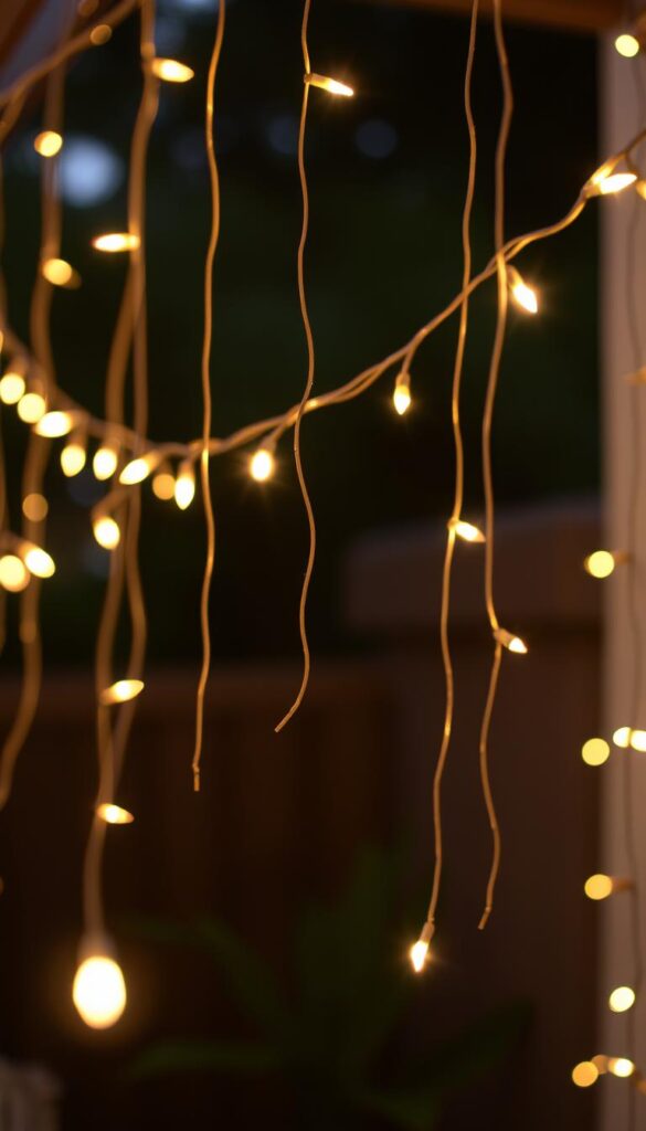 A freestanding patio string hanging gracefully, illuminating the space with a warm, magical glow. The strings are suspended in the air, creating an inviting and cozy ambiance. The lighting is soft and diffused, casting a gentle radiance across the scene. The strings are arranged in a natural, organic pattern, adding visual interest and depth to the composition. The background is blurred, keeping the focus on the captivating string lights. The image conveys a sense of tranquility and relaxation, perfect for a backyard or patio setting. A freestanding patio string hanging gracefully, illuminating the space with a warm, magical glow. The strings are suspended in the air, creating an inviting and cozy ambiance. The lighting is soft and diffused, casting a gentle radiance across the scene. The strings are arranged in a natural, organic pattern, adding visual interest and depth to the composition. The background is blurred, keeping the focus on the captivating string lights. The image conveys a sense of tranquility and relaxation, perfect for a backyard or patio setting.