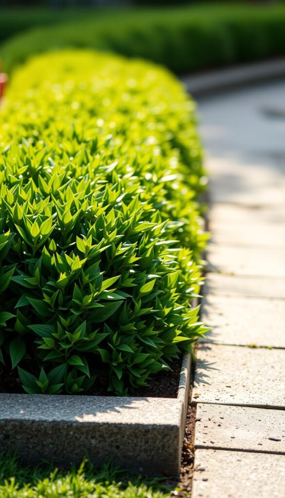 A precisely crafted 90-degree angle, crisp and clean, with sharp edges that define the border of a lush, well-manicured flower bed. The angle is illuminated by soft, diffused natural lighting, casting subtle shadows that accentuate its geometric perfection. The background is blurred, allowing the striking angle to take center stage, a testament to the meticulous attention to detail required for maintaining a tidy, professional-looking garden edge throughout the seasons. A precisely crafted 90-degree angle, crisp and clean, with sharp edges that define the border of a lush, well-manicured flower bed. The angle is illuminated by soft, diffused natural lighting, casting subtle shadows that accentuate its geometric perfection. The background is blurred, allowing the striking angle to take center stage, a testament to the meticulous attention to detail required for maintaining a tidy, professional-looking garden edge throughout the seasons.
