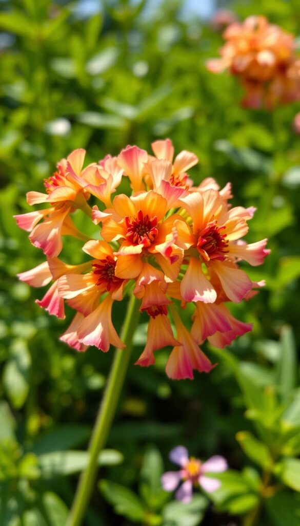 A vibrant cluster of deadhead blooms in the warm summer light, their faded petals gently cascading against a backdrop of lush, verdant foliage. The flowers are captured in a close-up, high-resolution shot with a shallow depth of field, emphasizing the delicate, textured details. The lighting is soft and diffused, creating a serene, natural atmosphere. The composition draws the viewer's eye to the center of the image, highlighting the intricate shapes and colors of the spent blossoms. This image conveys the simple, yet essential task of deadheading to encourage more vibrant, long-lasting flowers throughout the season. A vibrant cluster of deadhead blooms in the warm summer light, their faded petals gently cascading against a backdrop of lush, verdant foliage. The flowers are captured in a close-up, high-resolution shot with a shallow depth of field, emphasizing the delicate, textured details. The lighting is soft and diffused, creating a serene, natural atmosphere. The composition draws the viewer's eye to the center of the image, highlighting the intricate shapes and colors of the spent blossoms. This image conveys the simple, yet essential task of deadheading to encourage more vibrant, long-lasting flowers throughout the season.