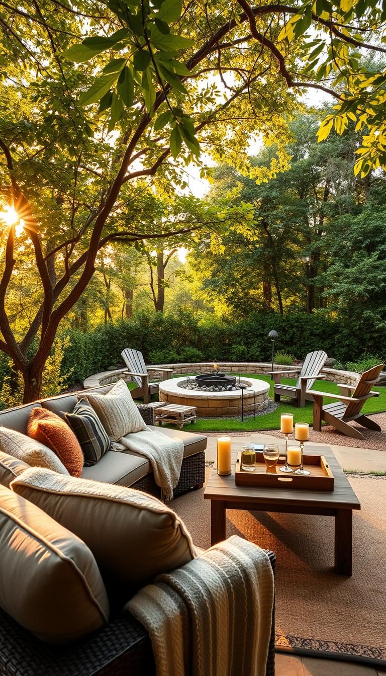 How to Design a Cozy Backyard Lounge Area