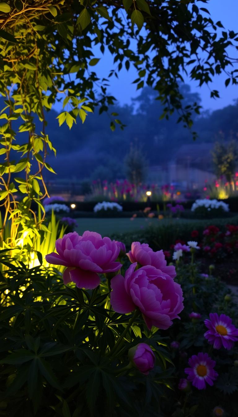 Flower Garden Lighting Ideas That Highlight Your Blooms