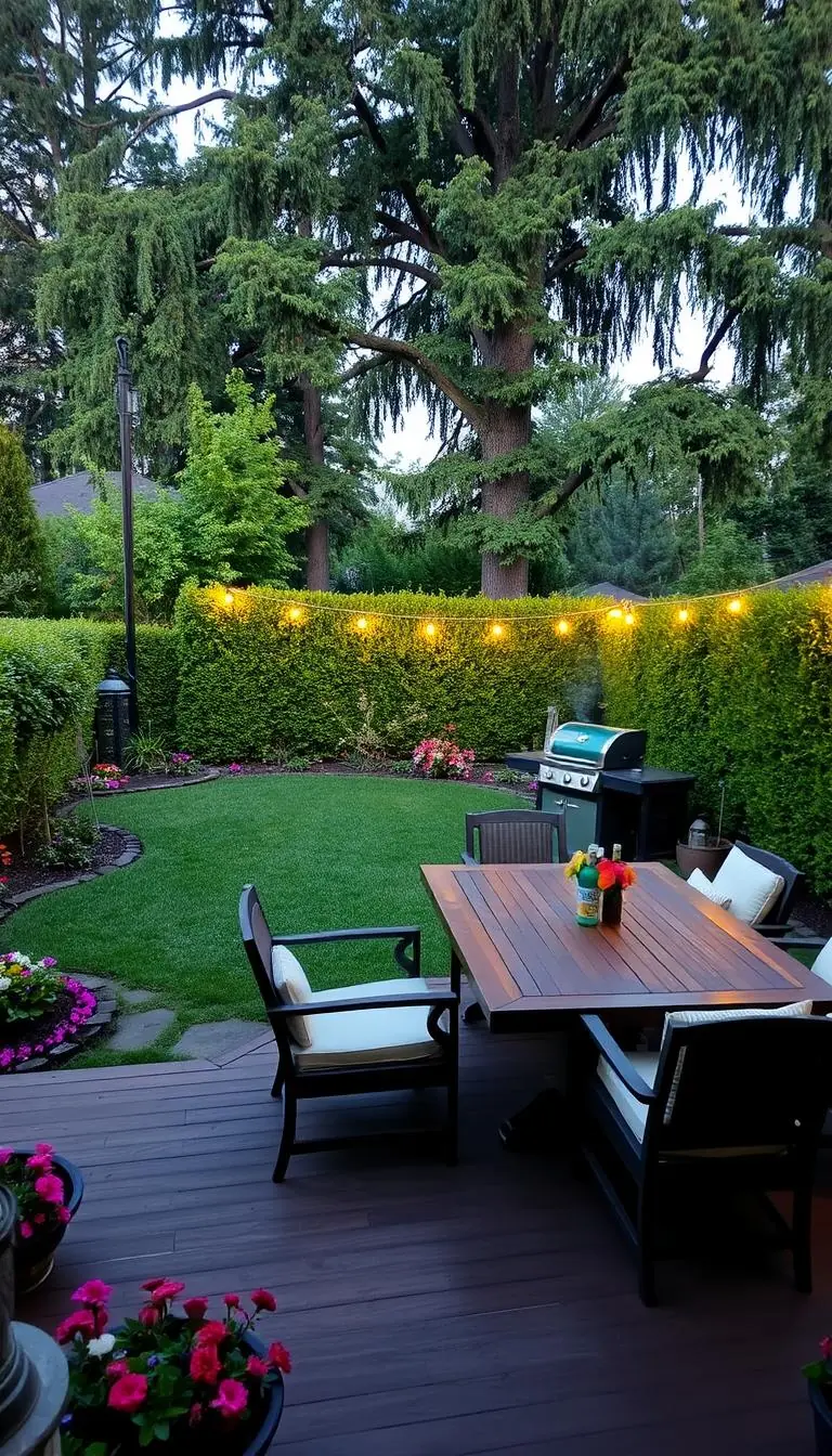 How to Create a Backyard Entertaining Zone