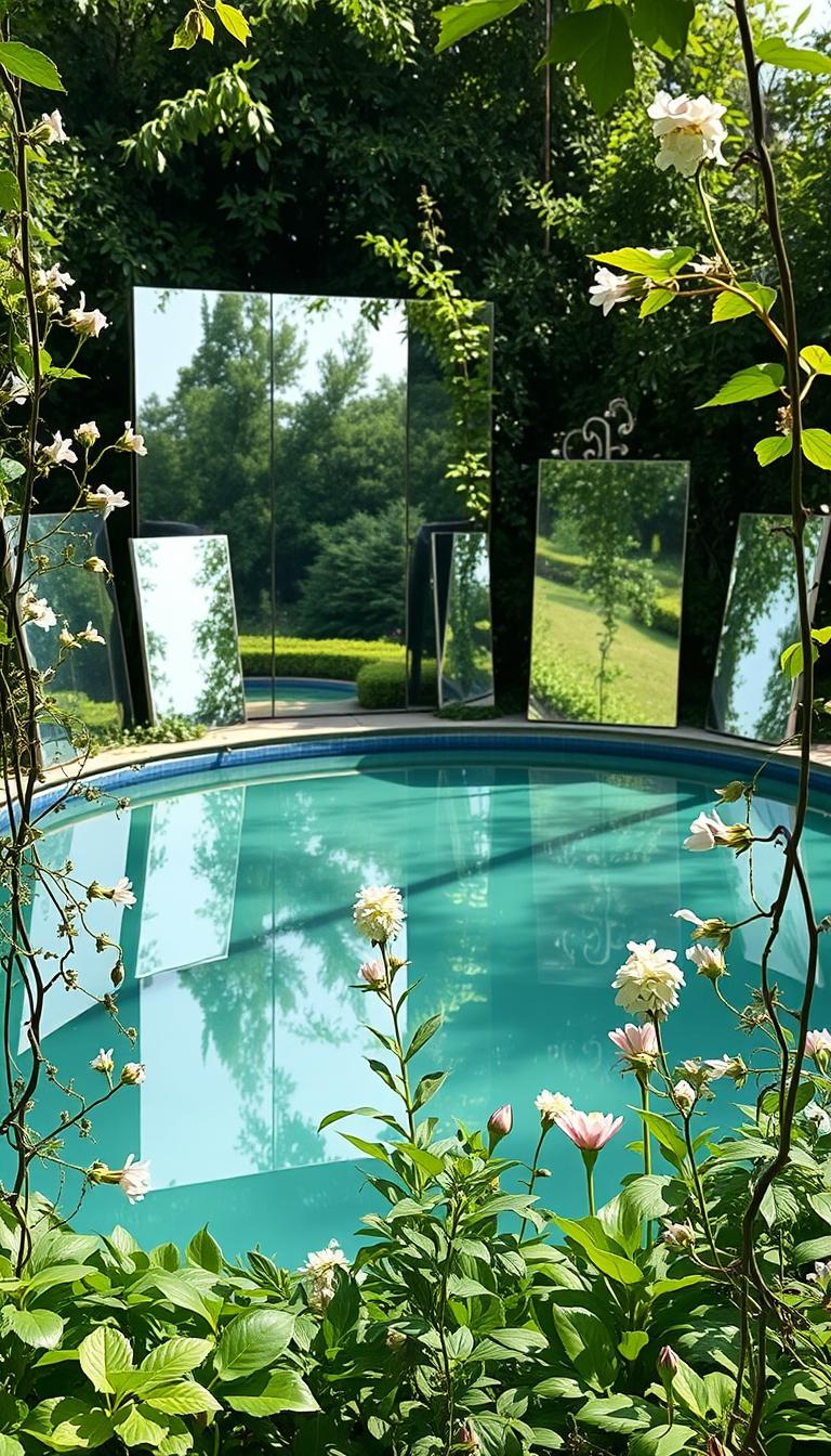 How to Use Mirrors to Make Outdoor Spaces Look Bigger