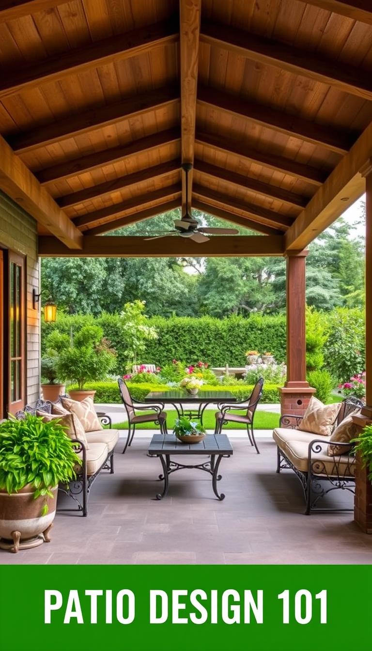 Patio Design 101: Layouts, Furniture & Lighting Tips