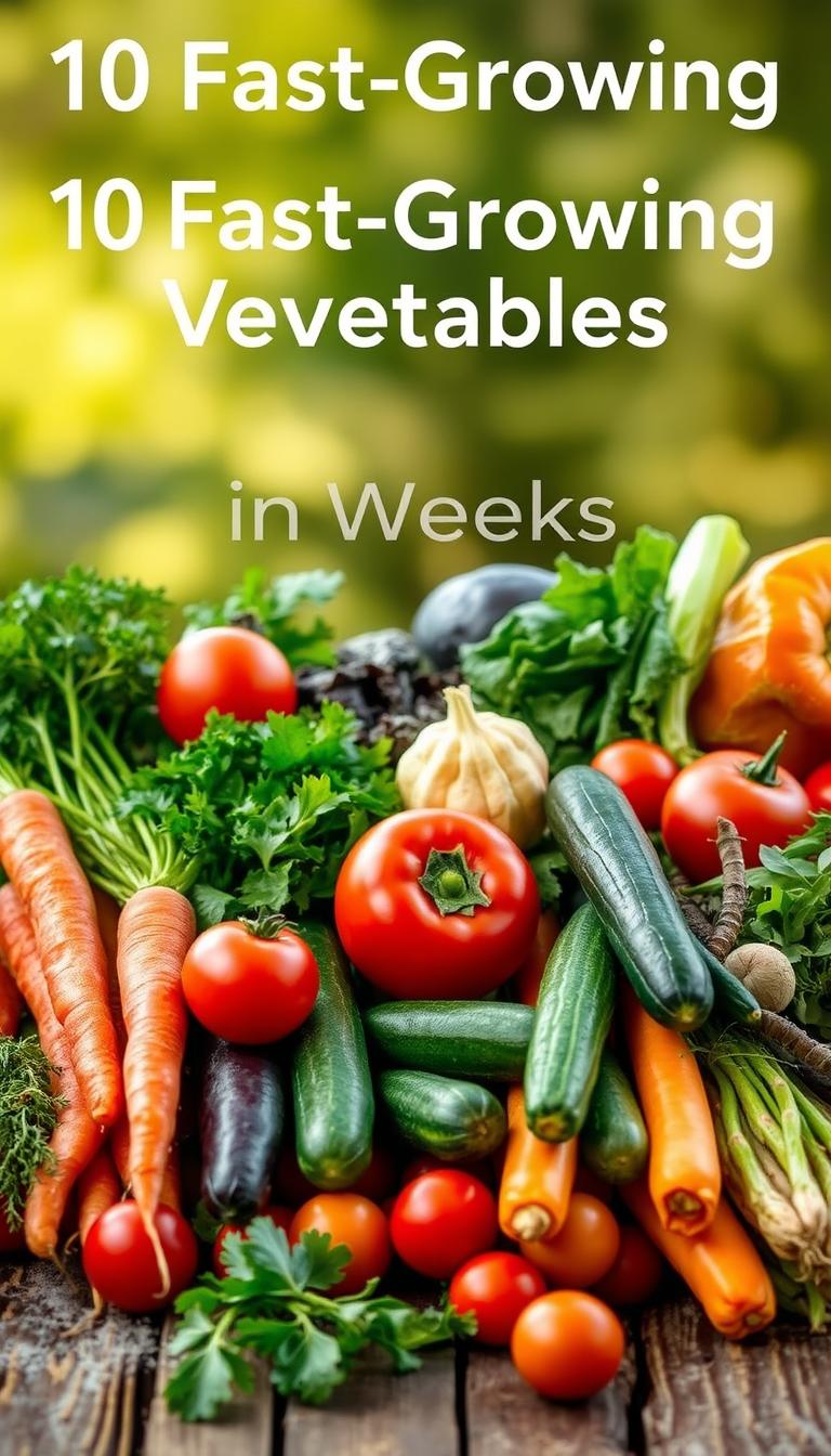 10 Fast-Growing Vegetables You Can Harvest in Weeks