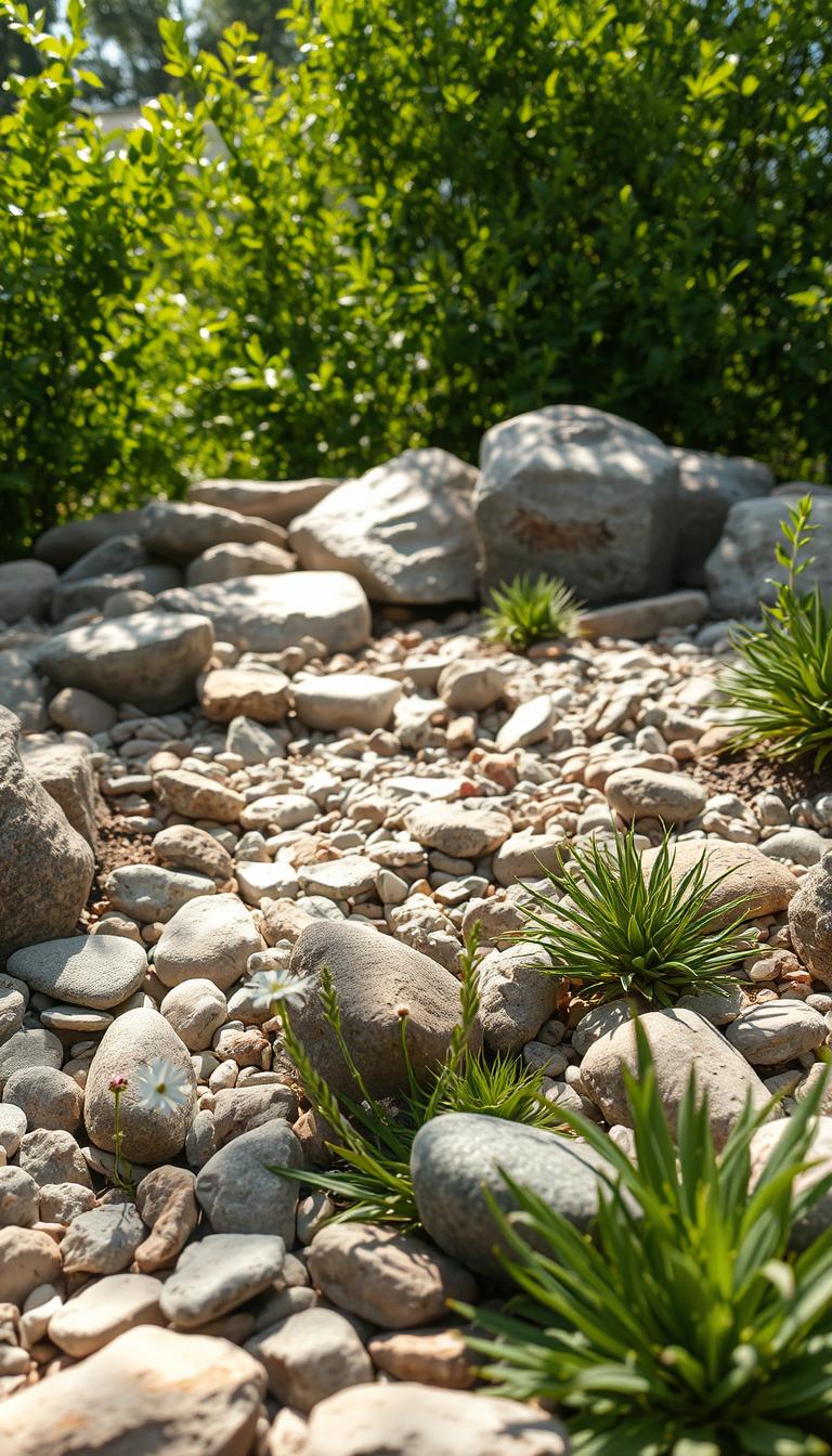 How to Use Gravel & Stones in Flower Garden Design