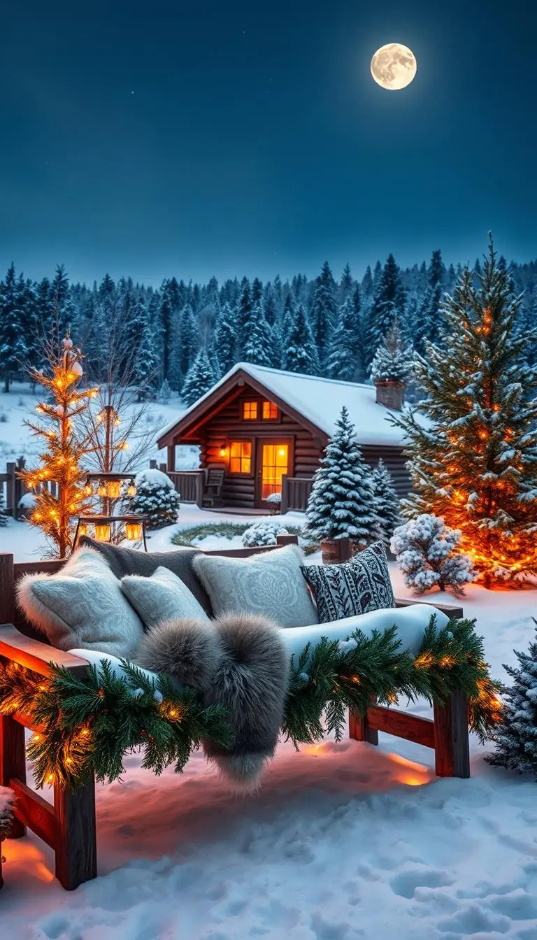 Winter Outdoor Decor That Feels Warm & Inviting